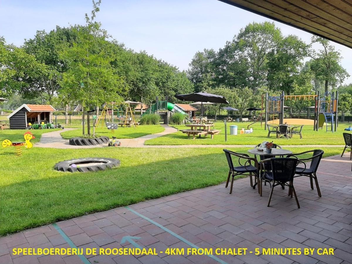 Sfeervol Chalet Op De Veluwe Putten Exteriér fotografie